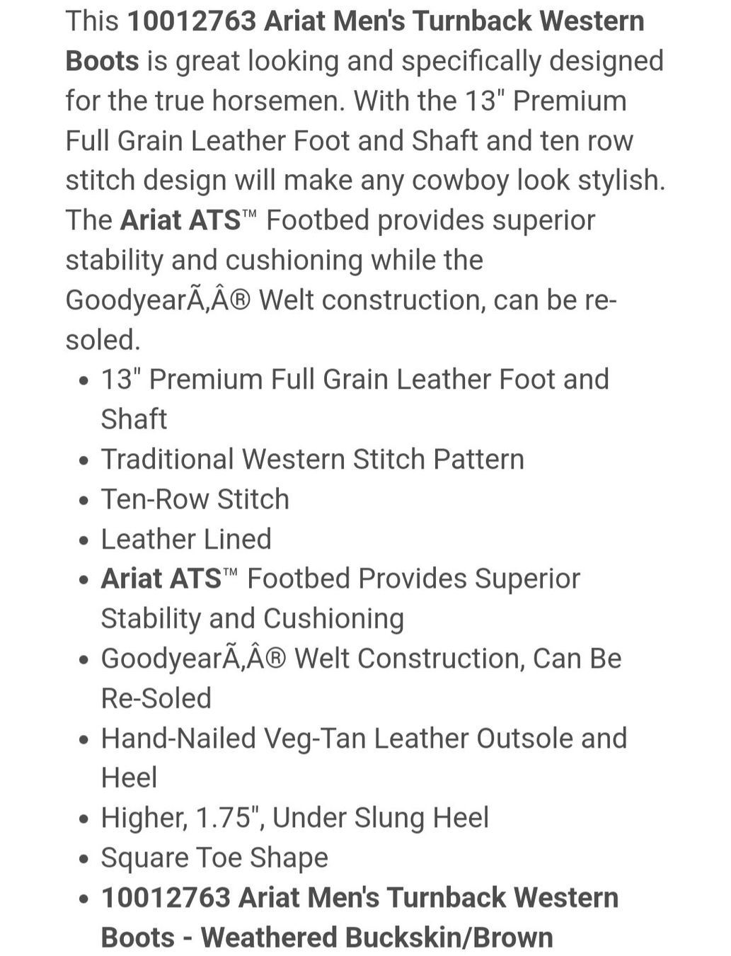 Ariat Herrenschuhe: Ariat Cowboy Boots – Gebraucht aus Merlischachen von Sheavy 8