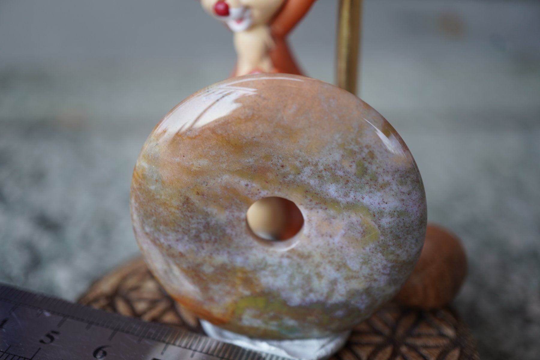 Minerali & Pietre curative: Jaspis   Pi Scheibe  ca 50mm   ab  1.-     Räumung – Nuovo e nell'imballaggio originale da Eschenbach SG venduto da topstone 4