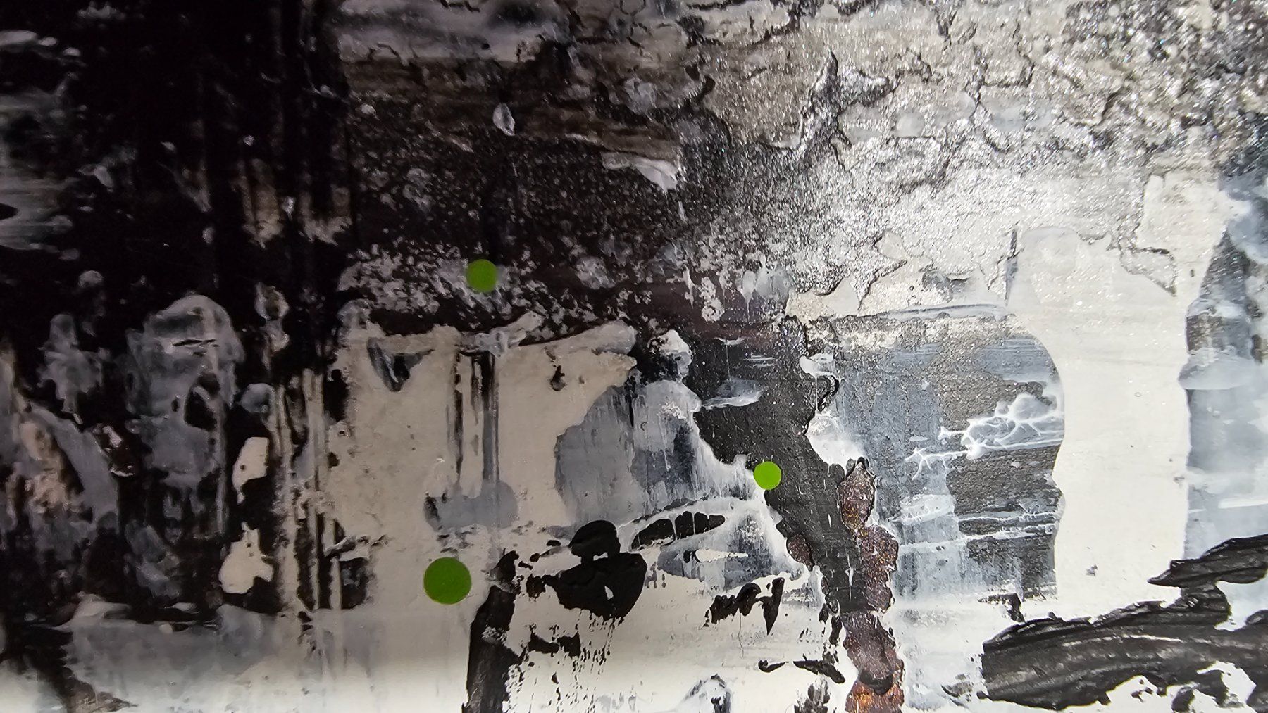 Dipinti: BILD ABSTRAKT "AUTMN-BIRCHES" GEMALT VON MIR – Nuovo e nell'imballaggio originale da Zürich venduto da Melossoap 1