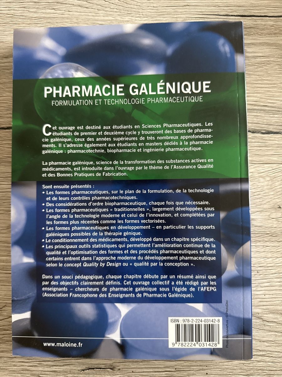 Libri: Pharmacie Galénique – Nuovo e nell'imballaggio originale da Genève venduto da DoualS 1