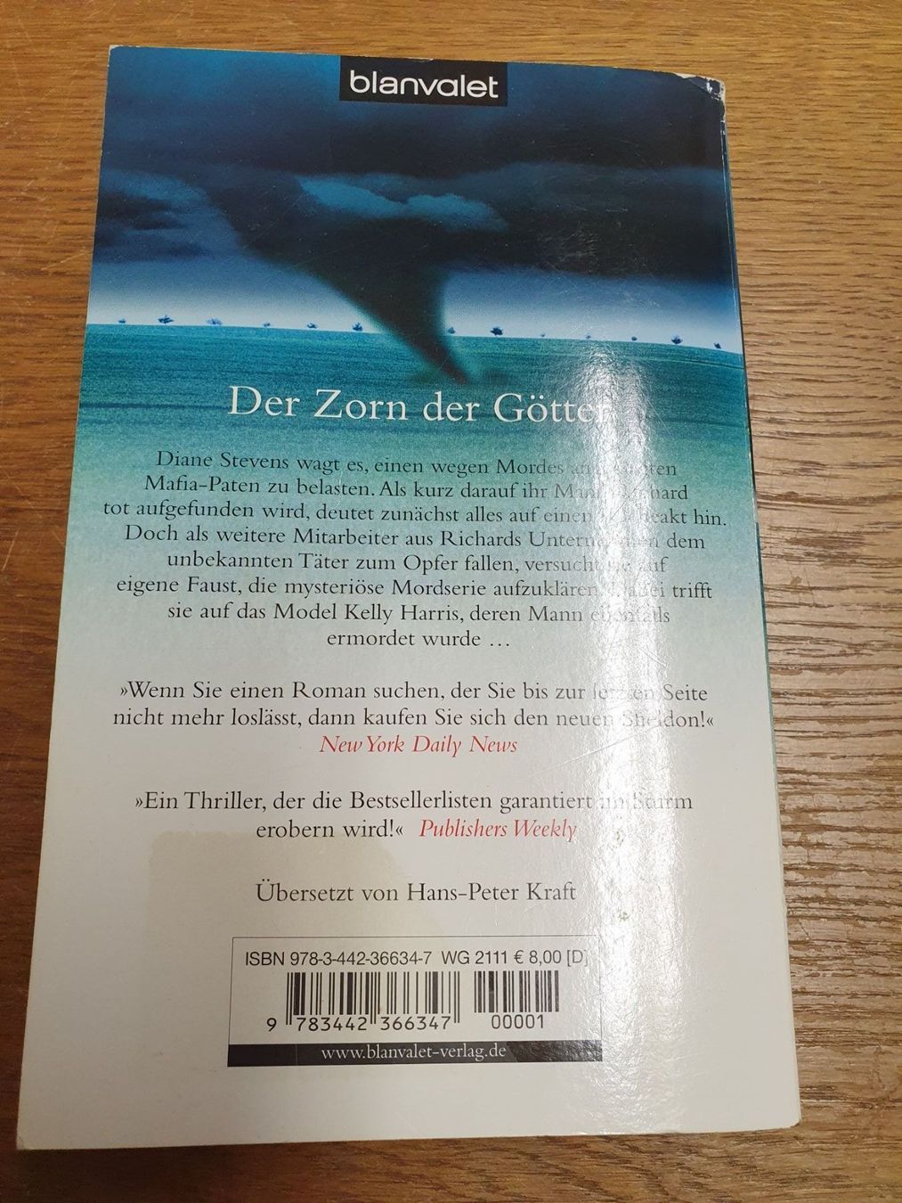 Libri: Sidney Sheldon - Zorn der Götter – Usato da Oberdorf BL venduto da BaldenEagle 2