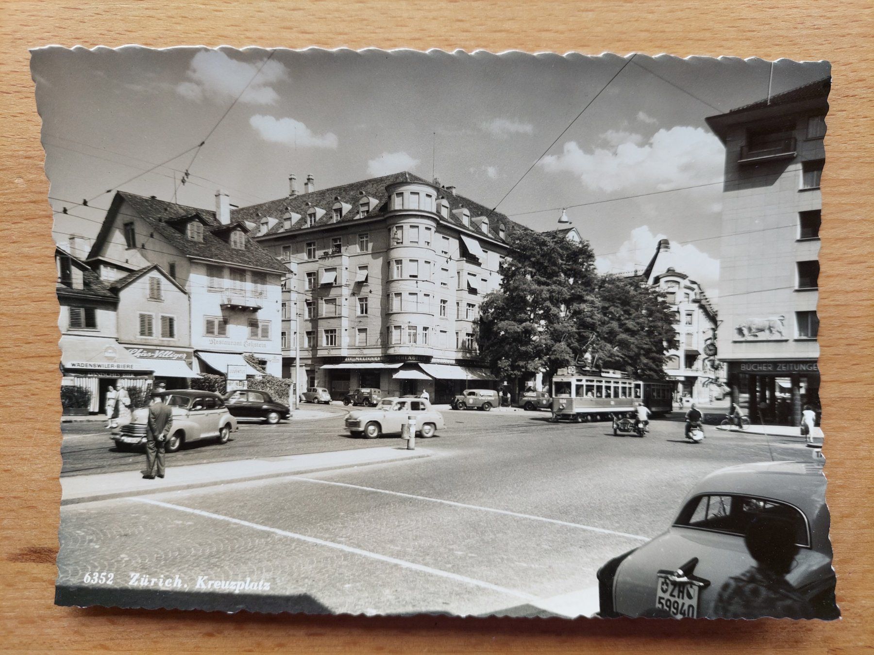 Ansichtskarten: AK Zürich Kreuzplatz – Gebraucht aus Obfelden von Foto_Bild_Kunst_Buch