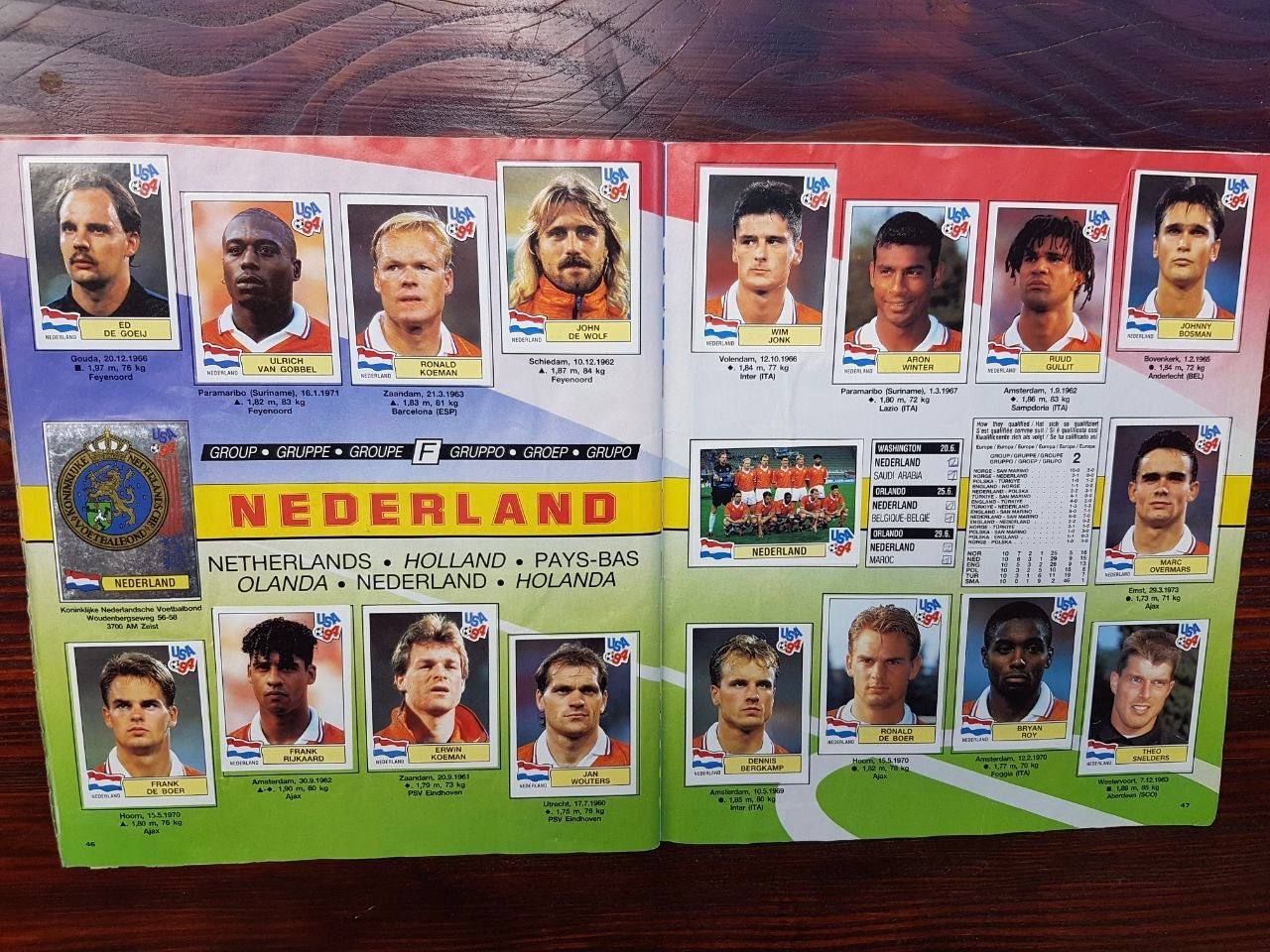 Panini Album: Panini WM 1994 – Usato da Bützberg venduto da Hurricane32 4