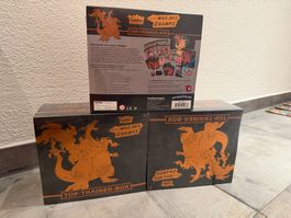 3x Pokémon Weg des Champs Top-Trainer-Box Sealed