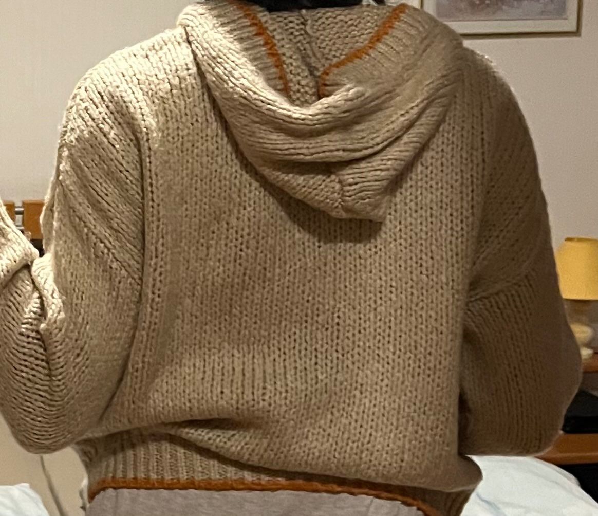 Mango Maglioni & Felpe: Strickpullover mit Kapuze, Beige, Mango, Grösse S – Nuovo (secondo la descrizione) da Zürich venduto da celineaceline 2