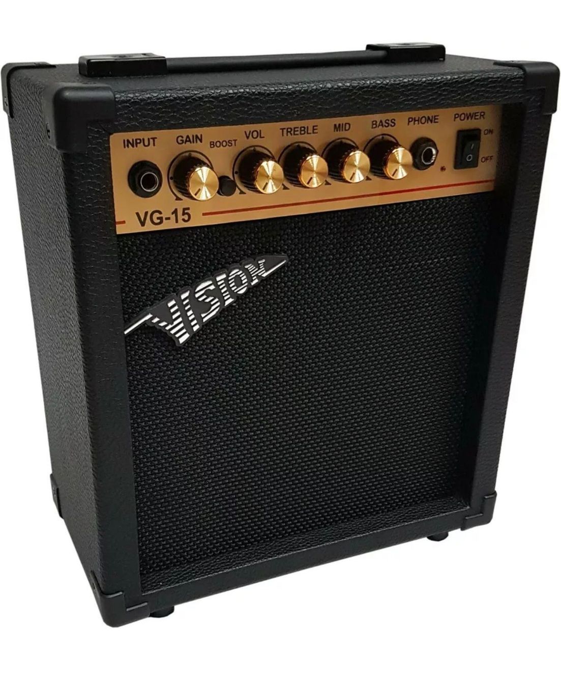Amplificatori: E GITARREN VERSTÄRKER TRANSISTOR GOLDEN – Nuovo e nell'imballaggio originale da Amriswil venduto da JaJa-Express