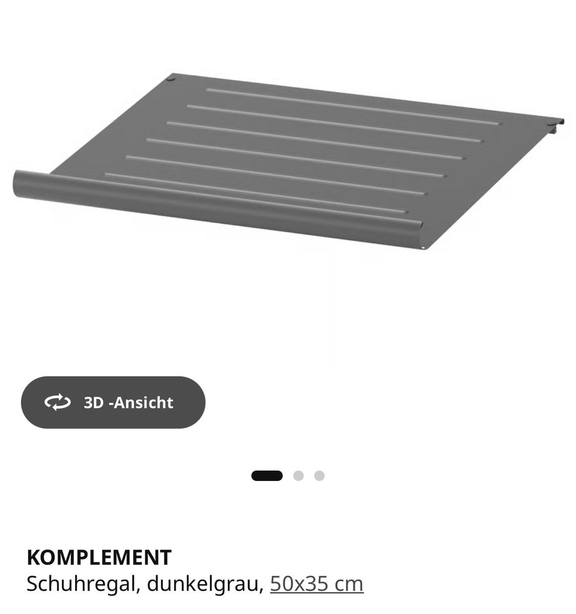 Armadi: Ikea Komplement Schuhregal 50x35 – Nuovo (secondo la descrizione) da Gerlafingen venduto da sternrose