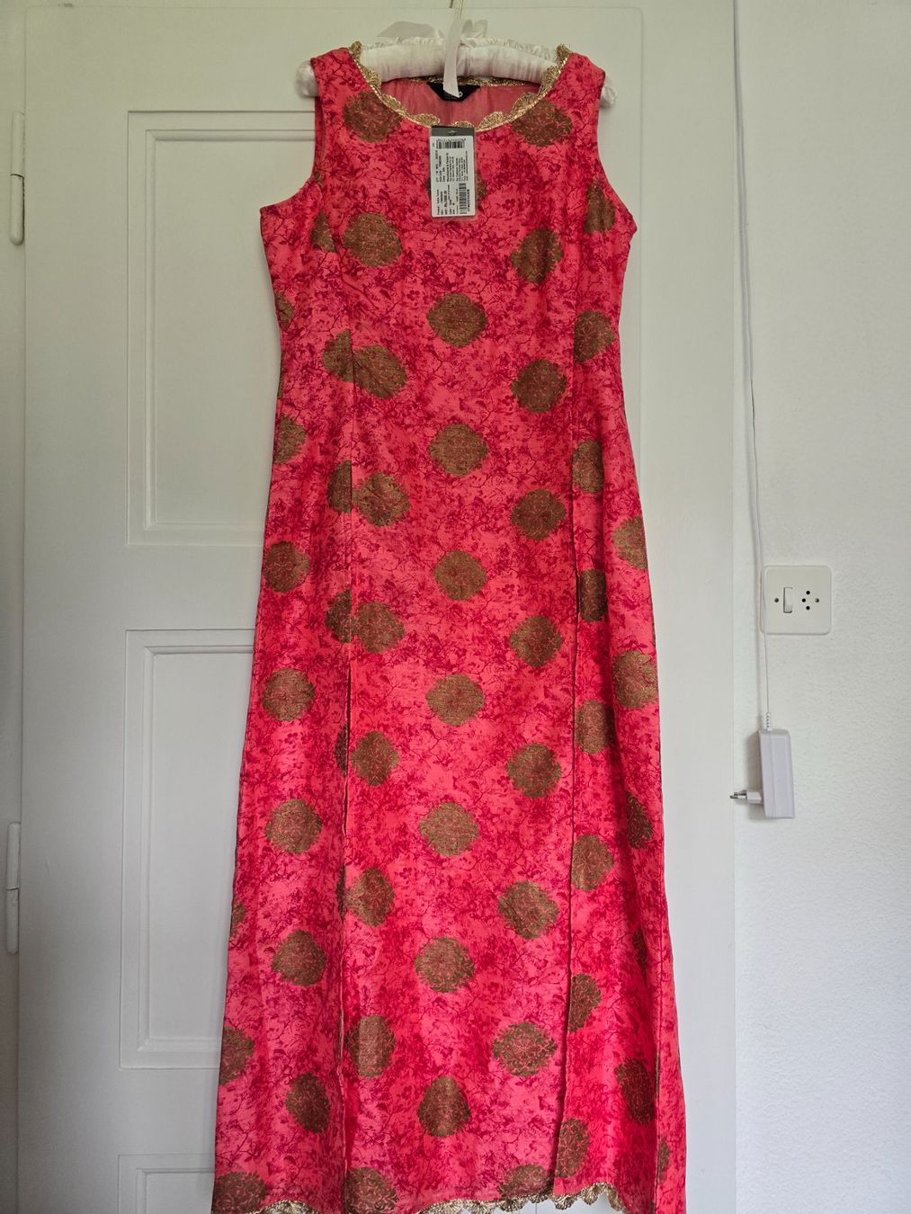 Tuniken: Robe longue soie indien, taille 38 - Élégante et unique – Neu und originalverpackt aus Pully von Kadiyac