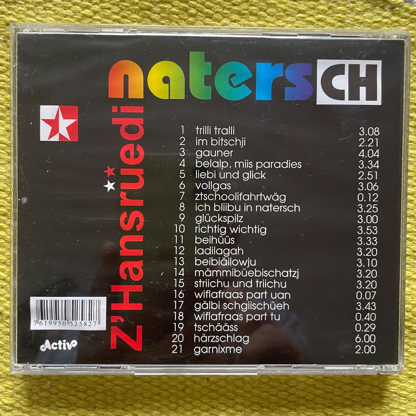 CD: Z‘HANSRÜEDI-NATERS – Usato da Rorschacherberg venduto da CD-Roli 1