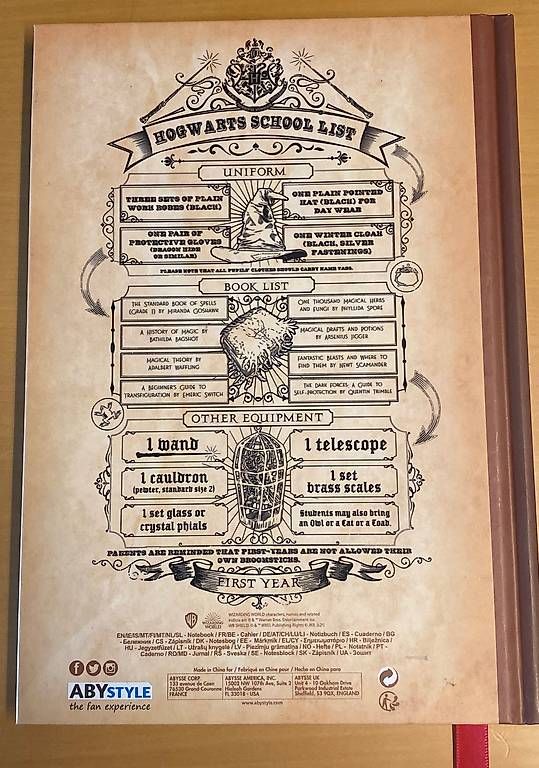 Blocchi: Harry Potter Notizbuch neu – Usato da Herisau venduto da Flips0463 1