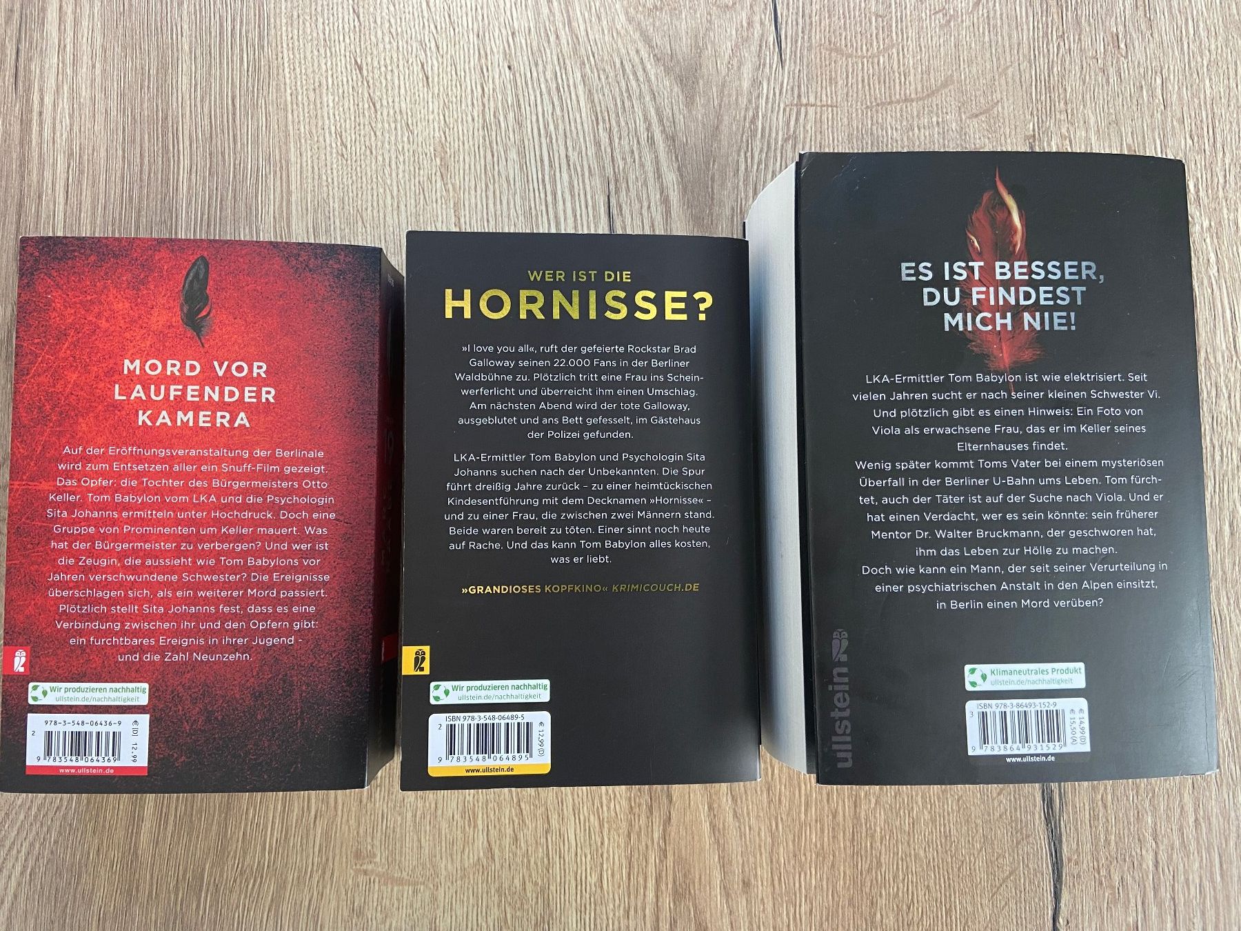 Sonstige Kleidung & Accessoires: Taschenbücher Krimi Thriller – Gebraucht aus Unterkulm von esco 1