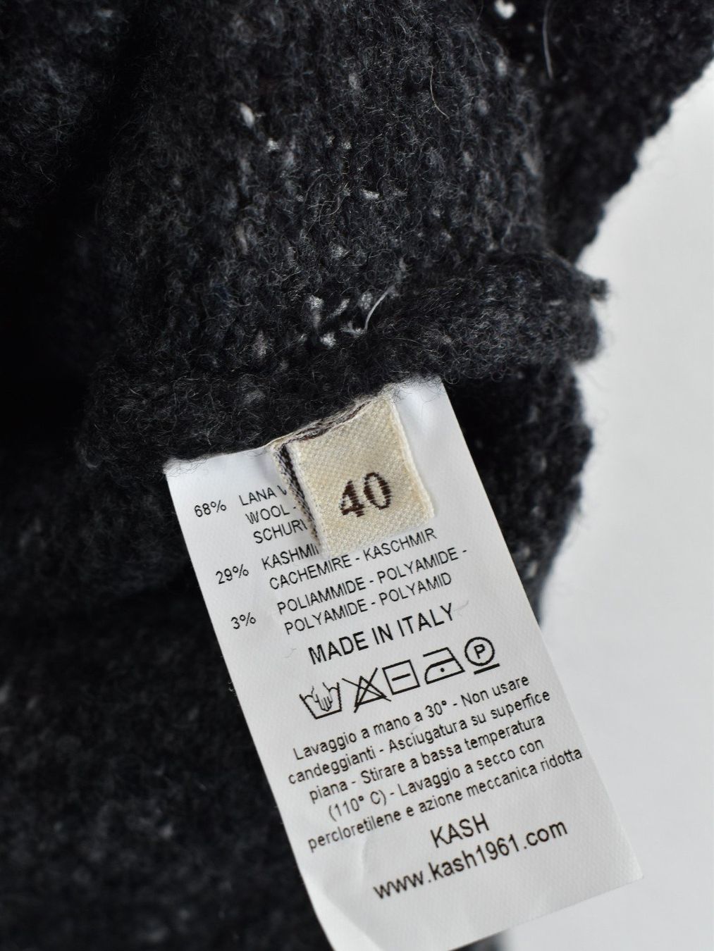 Maglioni & Felpe: Kash Strickpullover, grau meliert, Gr.36 (40), oversized – Usato da Nürensdorf venduto da 2ND_STORY 8