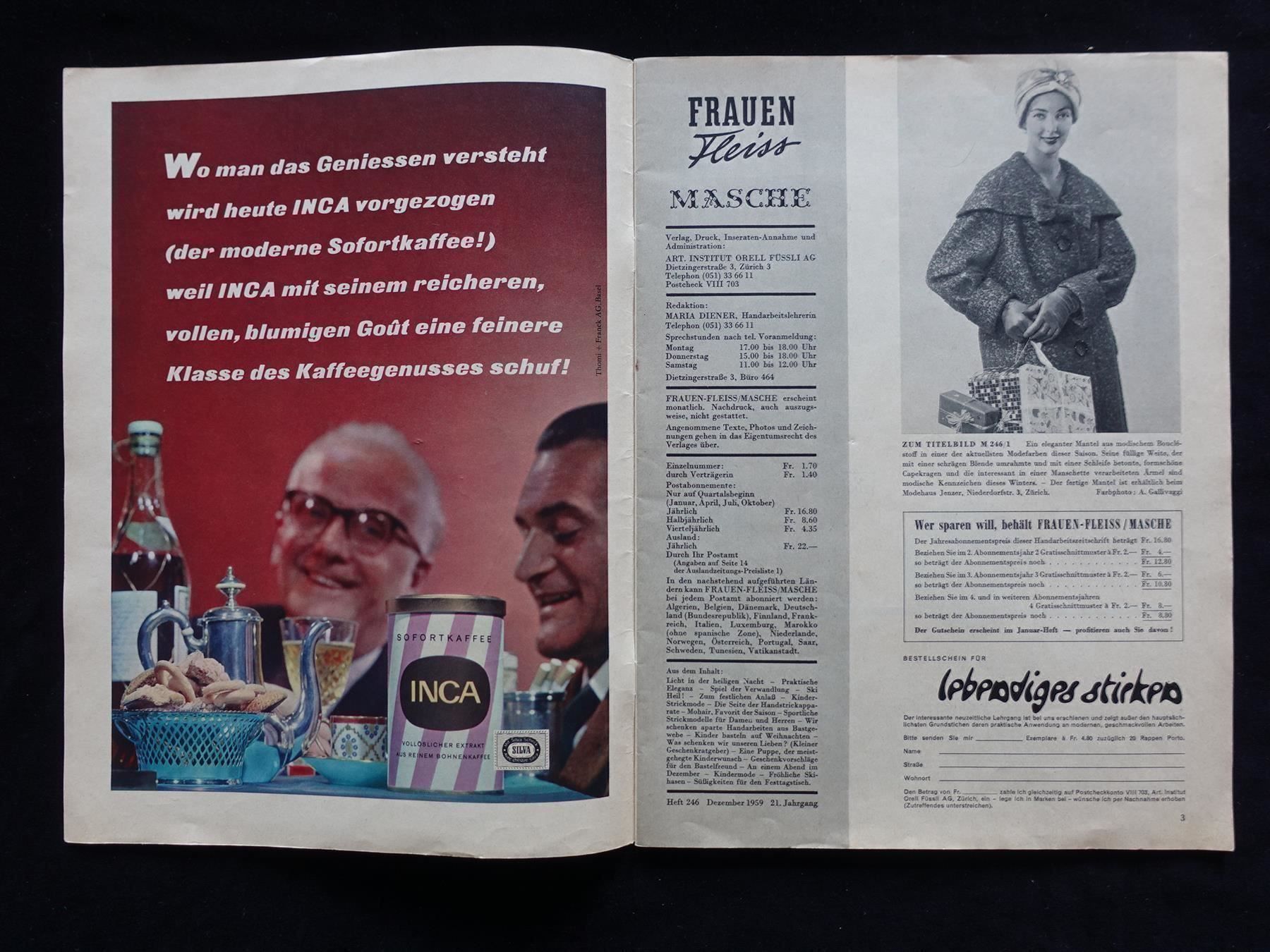 Riviste & Magazine: Frauen-Fleiss / Masche mit Schnittmuster – Usato da Gutenswil venduto da Optico 3