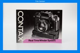 Contax RTS real time winder system libretto delle istruzioni