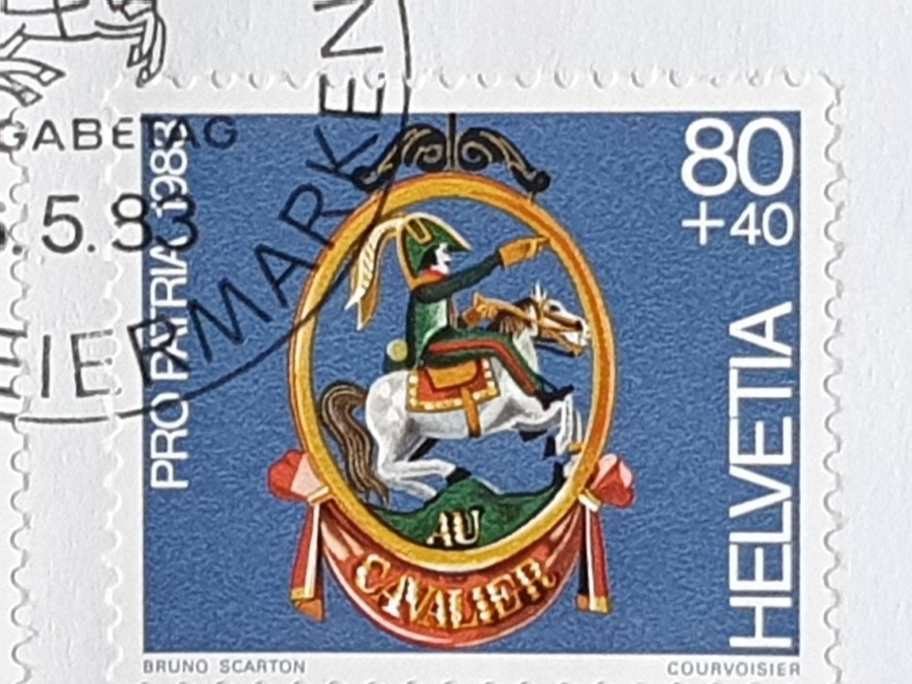 Tutti i francobolli: (207)   Pro Patria 1983 mit ET Stempel – Usato da Schwarzhäusern venduto da Inot3 5