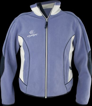 Cynyc Fleecejacke blau/weiss - Grösse M     NEU
