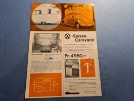 VW KAFER - VW COCCINELLE CARAVANE PROSPECTUS AMAG VINTAGE