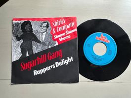 SHIRLEY & COMPANY SUGARHILL GANG tolle Double hit Single 80'