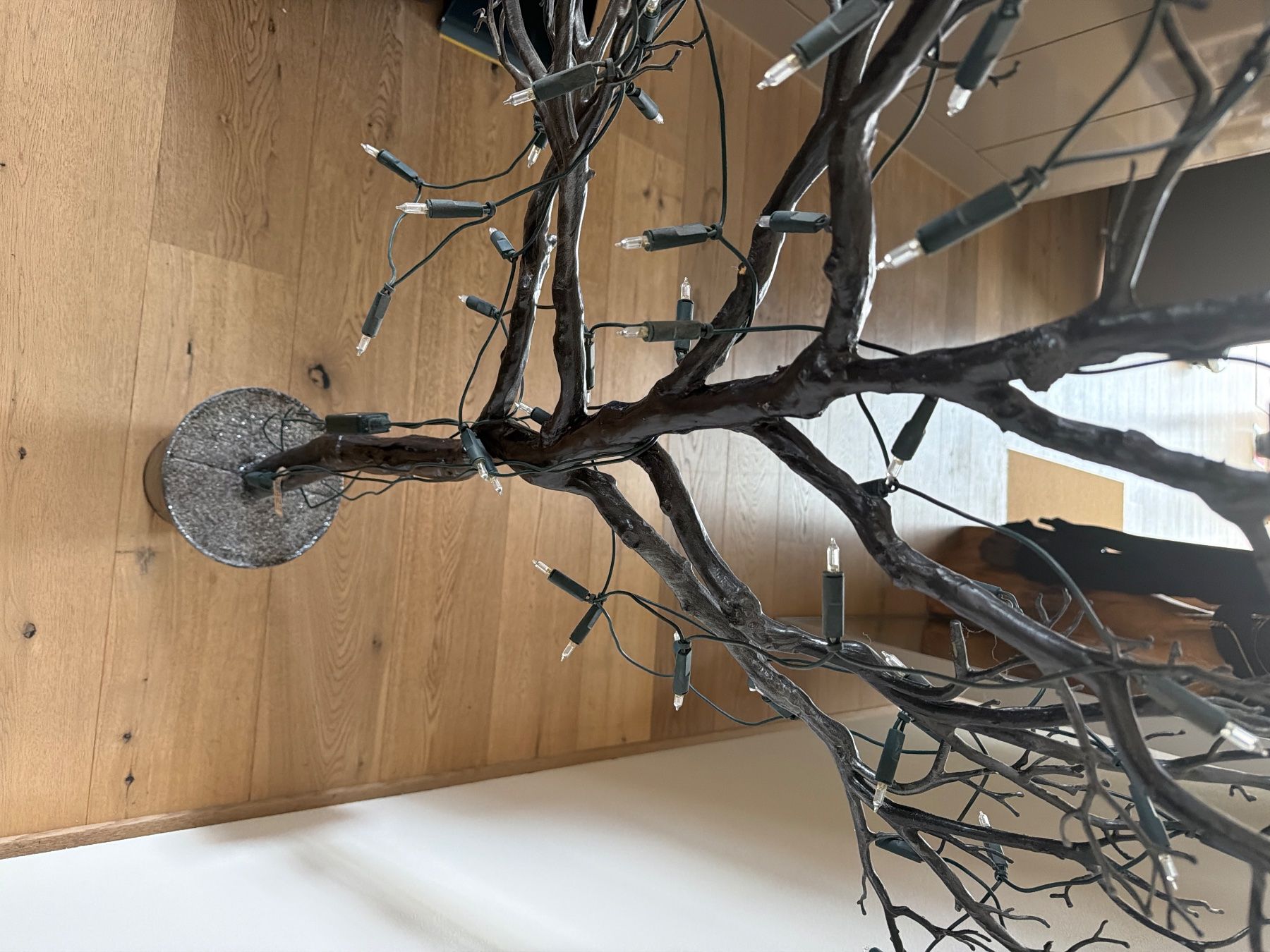 Interio Alle Dekorationen: Decorative Tree with Lights Black – Gebraucht aus Willerzell von obladi82 3