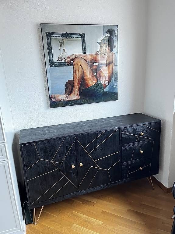 Cassettiere: Sideboard Kommode Akazie Massiv Holz – Usato da Luzern venduto da rap_52zy