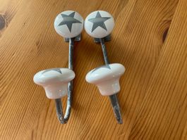 SHABBY  CHIC:  2 NEUE Haken für Türen oder Ähnl.
