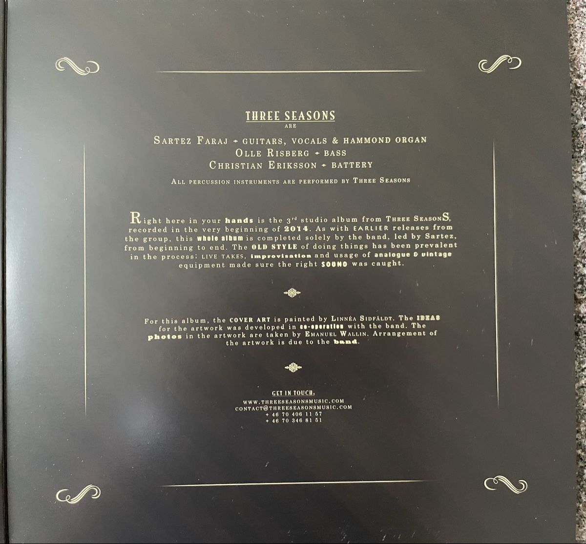 Vinyles: Three Seasons - Vinyl LP - Grow – D'occasion à Olten par Bluespapst 3