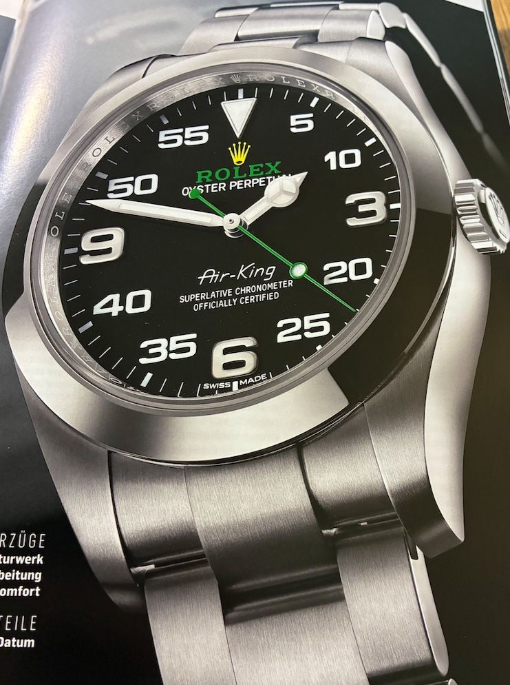 Riviste & Magazine: Lange 1 und Rolex Air-King Test – Usato da Baden venduto da Goldbaum 2