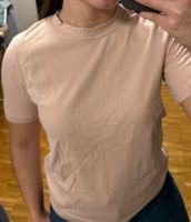 T-shirt H&M rose poudré taille XS