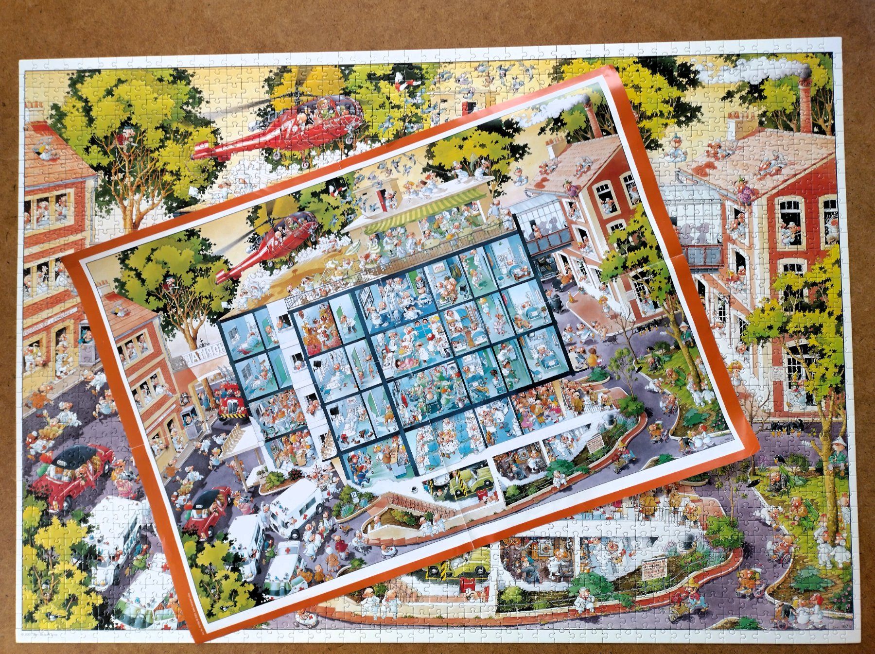 Heye Puzzles: LOUP "Emergency Room" (Notfall) / Heye Puzzle 2000Teile – Gebraucht aus Pfeffingen von Intertandem 2