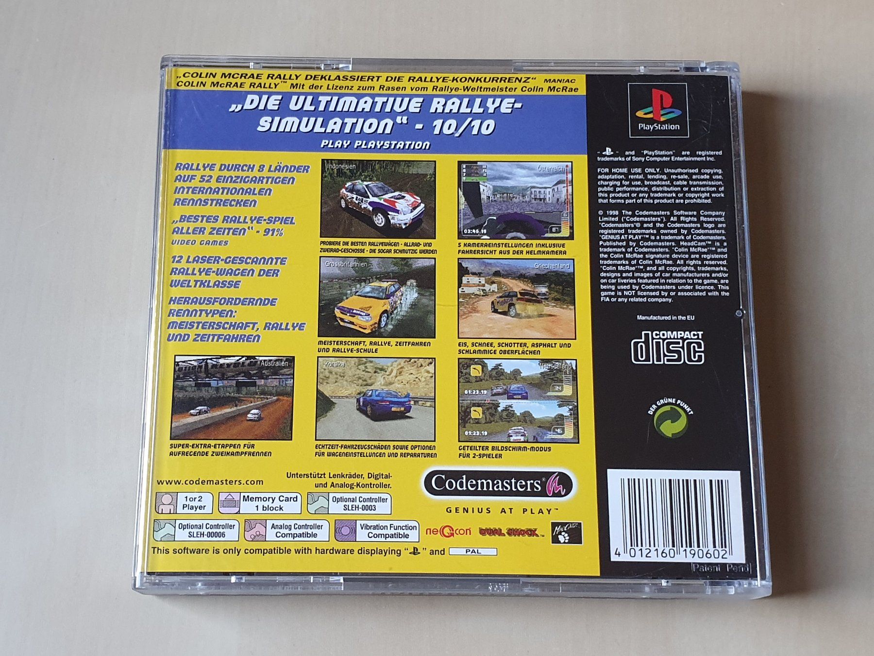 Sony Giochi: Colin Mcrae Rally – Usato da Stansstad venduto da collectorsshop 1