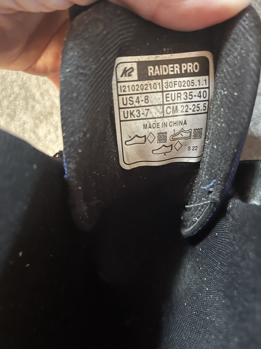 K2 Pattini in linea & Pattini a rotelle: K2 Raider Pro Inline Skates, Grösse 35 bis 40. – Usato da Seon venduto da Sonnenblume95 4