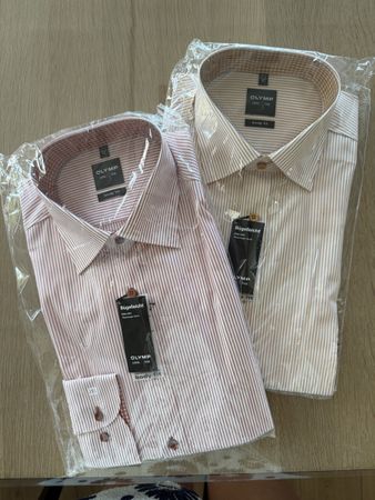2 x Olymp Hemden Body Fit  Grösse 40 neu