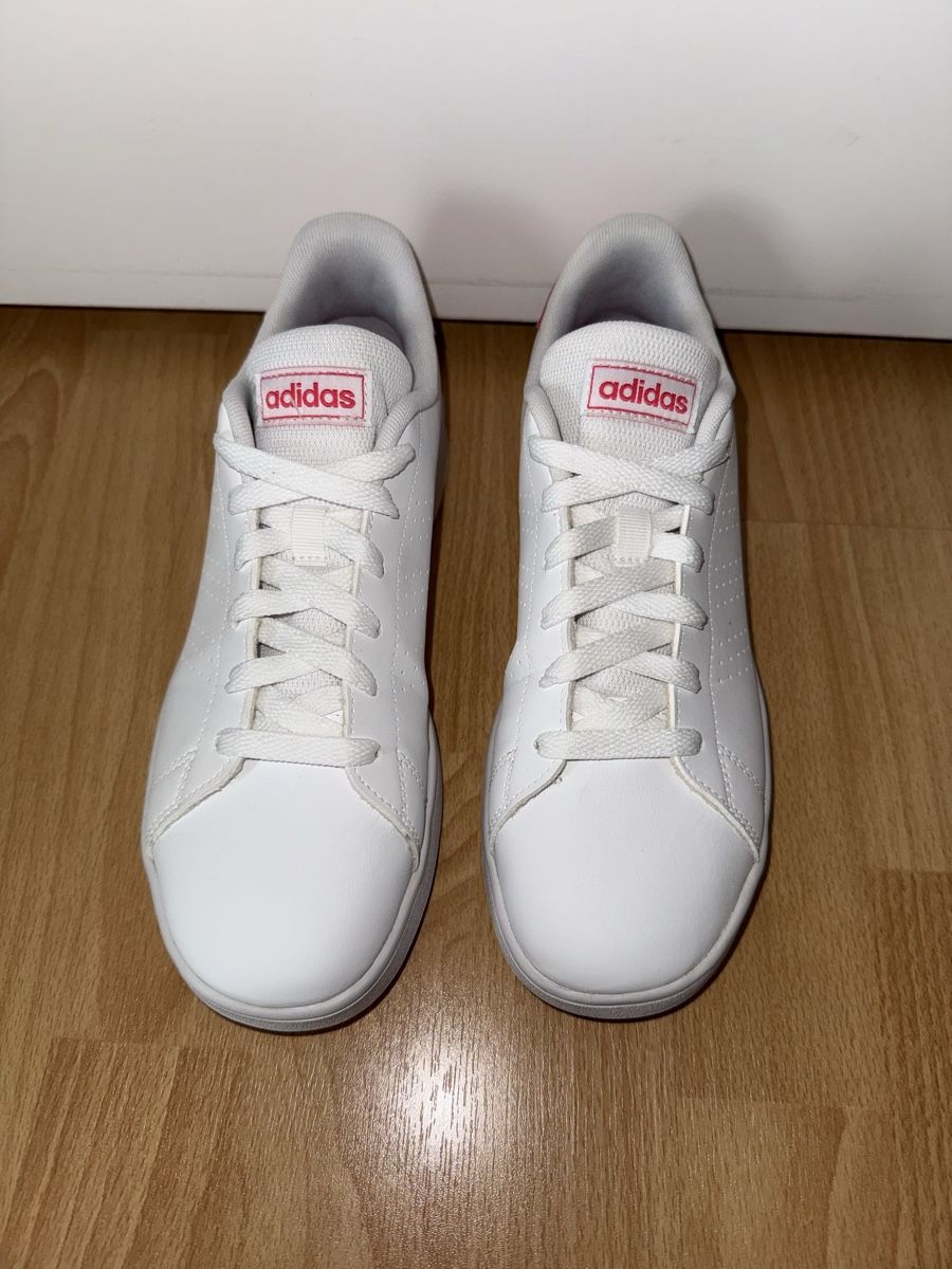 Adidas Damenschuhe: Adidas Advantage Sneaker Weiss/Pink, Grösse 38 2/3 – Neu (gemäss Beschreibung) aus arbon von auri4 1