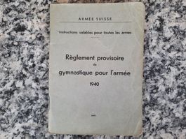 Gymnastique pour l'armée 1940