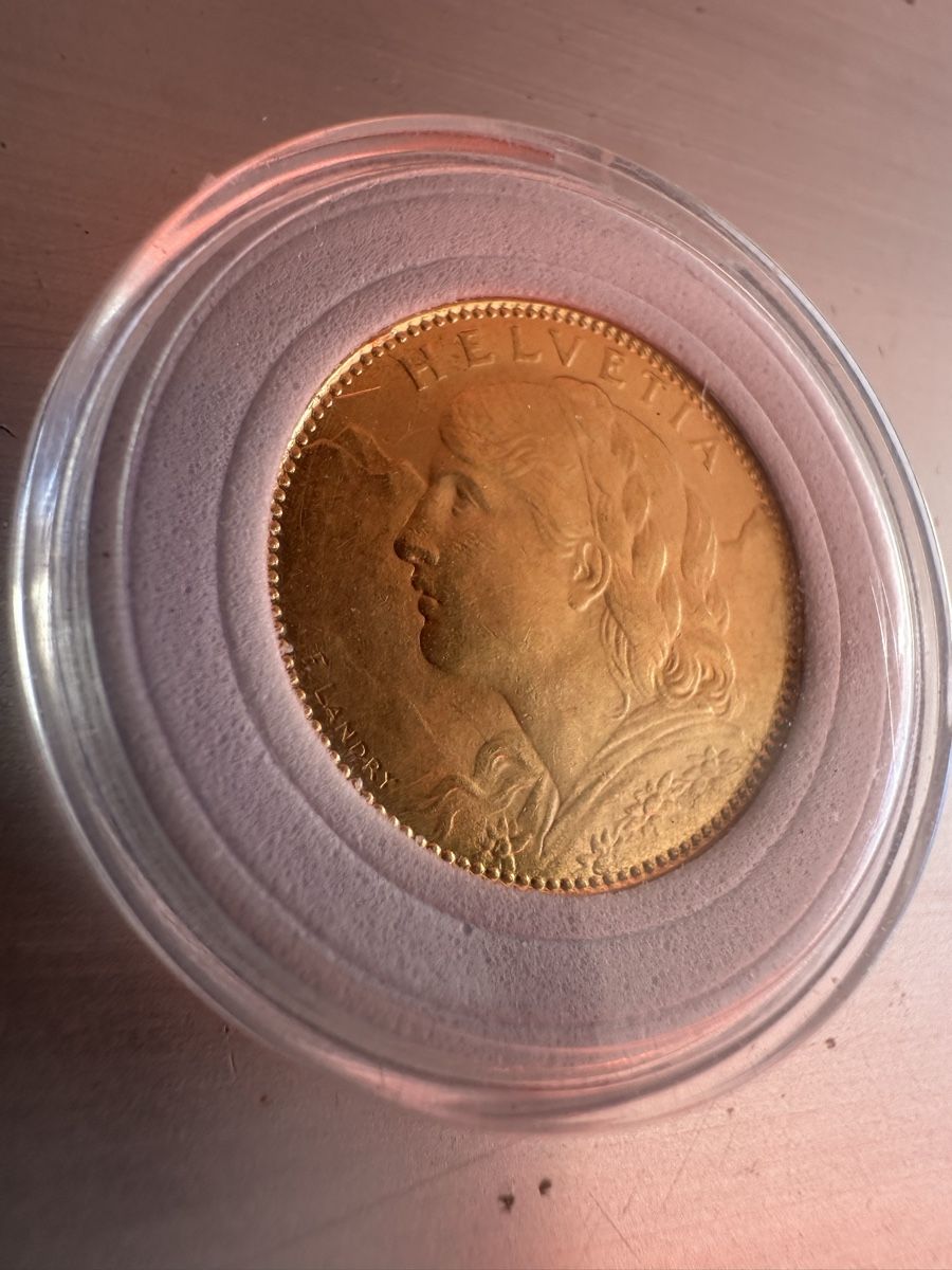 Tutti le monete: Schweizer Goldmünze 10 Franken  – Usato da Glis venduto da bfe_ghf5 2