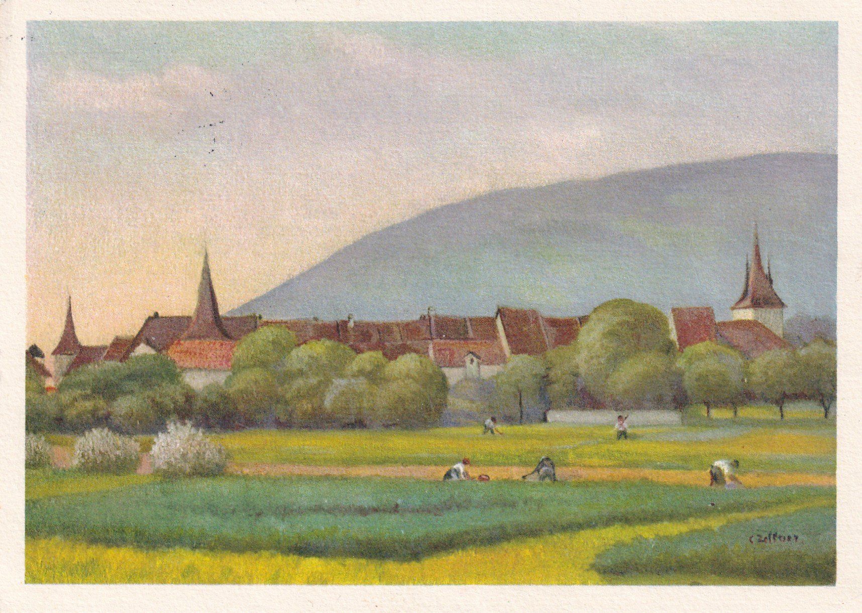Cartoline postali: Le Landeron  1944 – Usato da Cormoret venduto da Pascalll2001