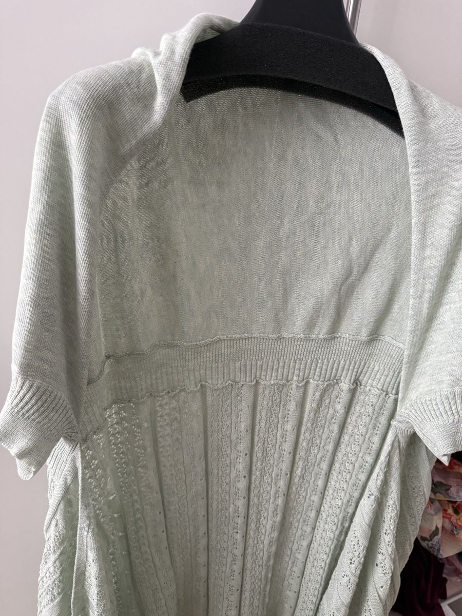 Giacche: Sommerliche Cardigan Strickjacke, helles mint, Grösse S/M – Nuovo (secondo la descrizione) da Auenstein venduto da DailyFinds 1