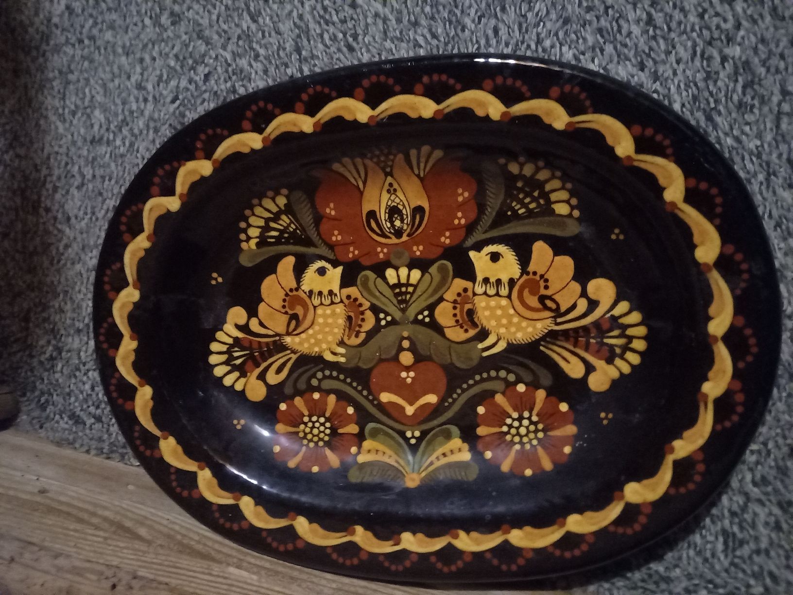 Tutte le decorazioni: Dekoteller Reber Handarbeit, Bauermalerkunst – Usato da Galgenen venduto da Allerlei8854