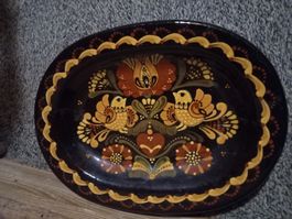 Dekoteller Reber Handarbeit, Bauermalerkunst