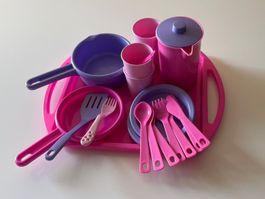 Spielzeug Geschirr und Besteck Set