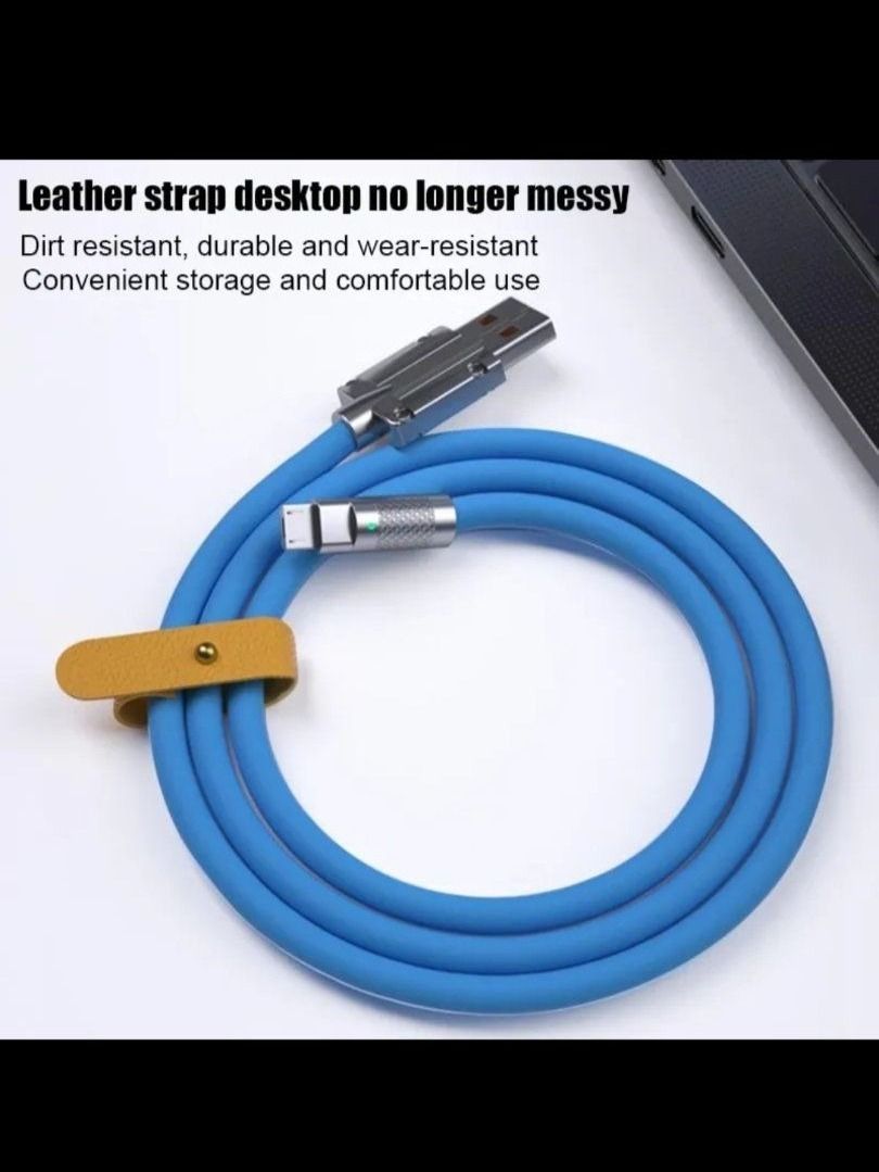 Kabel: Câble USB à USB C en Silicone, 120W. – Neu und originalverpackt aus Cheseaux-sur-Lausanne von 10CHF