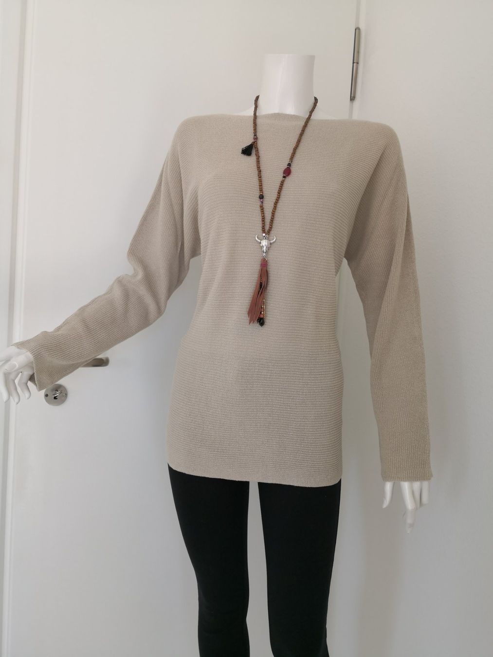 Maglioni & Felpe: 🤩LEINEN STRICK-PULLOVER BEIGE – Usato da Olten venduto da Naja-Twins-Twins 8