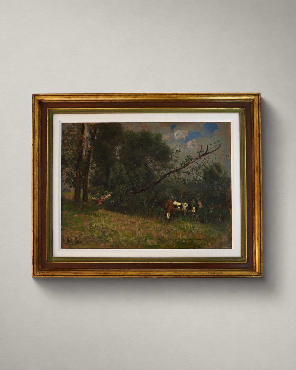 Gemälde: TABLEAU ADOLF LINS – Gebraucht aus Moutier von Vintage-signature