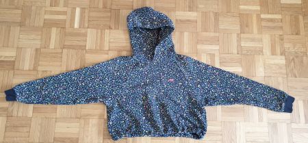 Hoodie crop top Levi's à fleurs