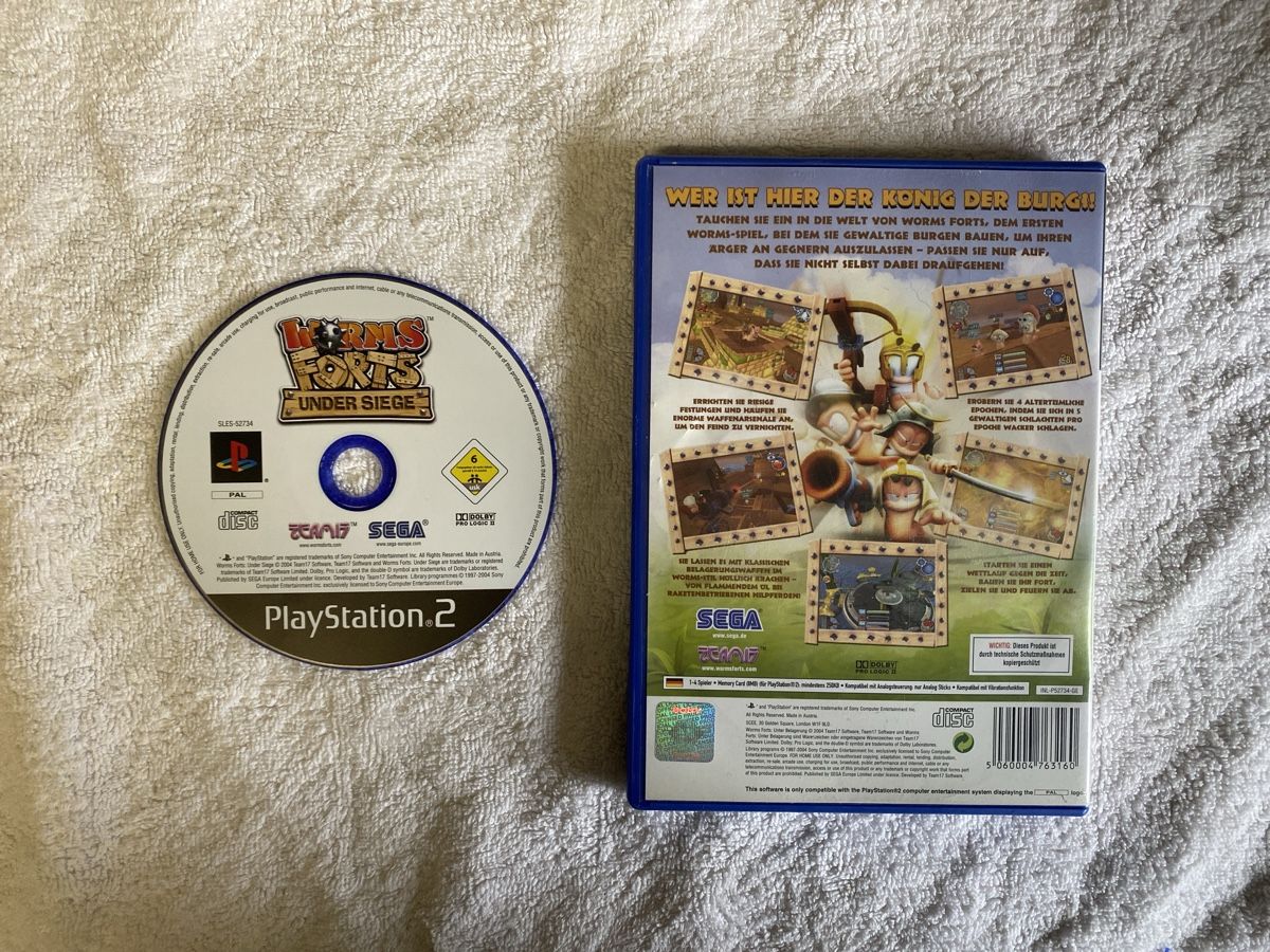 Sony Giochi: Worms Forts: Unter Belagerung PS2 – Usato da Reichenbach i. K. venduto da Daniel840 1