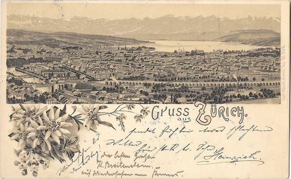 Cartoline postali: Zürich Lithografie – Usato da Olten venduto da clotaldi