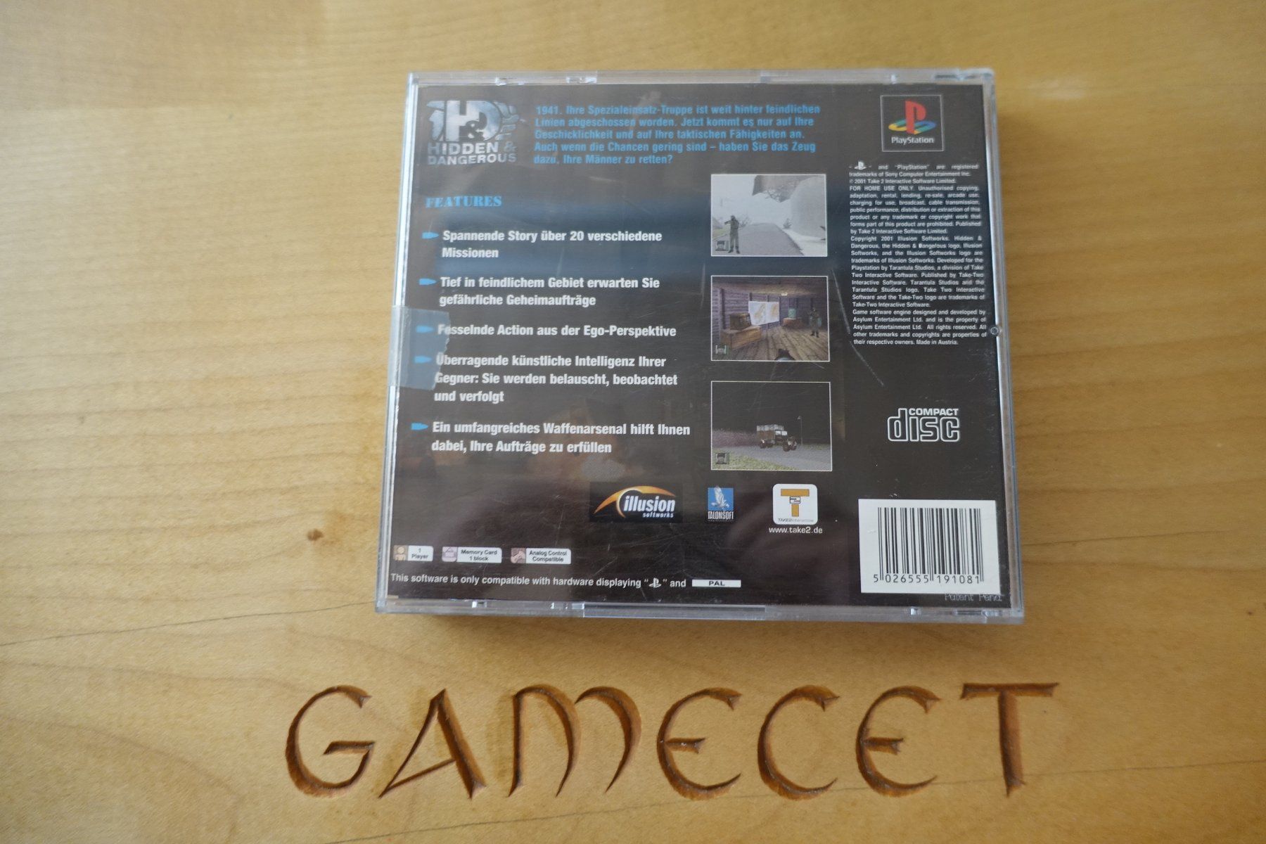 Sony Giochi: Hidden & Dangerous – Usato da Steinach venduto da Gamecet 2