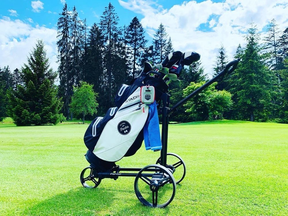 Trolley: Golf Trolley - Flat Cat Push (Gebraucht) – Usato da Bern venduto da trademade92 3