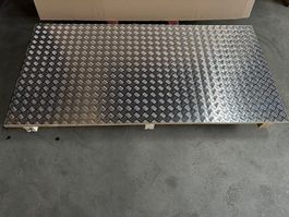 Aluminium Riffelblech Platte,Top Zustand,Warzenblech
