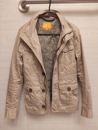 Übergangsjacke beige Grösse 164 von Charles Vögele